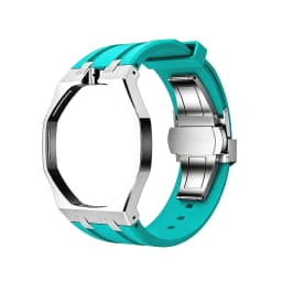 Stainless Steel Silicone Watch Straps For Swatch x AP Royal POP Integrated Strap Case Set Change to wristwatch Modification Kit
