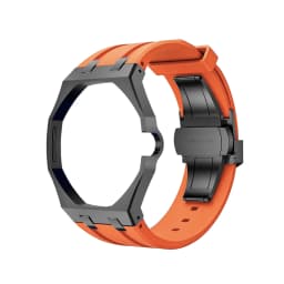 Stainless Steel Silicone Watch Straps For Swatch x AP Royal POP Integrated Strap Case Set Change to wristwatch Modification Kit