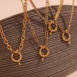 MamacitaSlay Classic Minimalist Blade Chain O-Chain Paper Clip Chain O-Chain Spring Buckle Stainless Steel Necklaces For Women