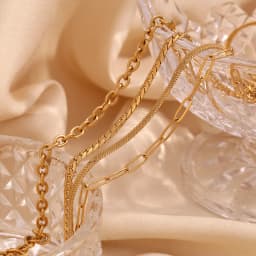MamacitaSlay Classic Minimalist Blade Chain O-Chain Paper Clip Chain O-Chain Spring Buckle Stainless Steel Necklaces For Women