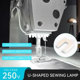 Sewing Machine Light U Shape Industrial Lighting Lamp Magnetic Working Light For Drill Presses Workbenches EU/US Plug