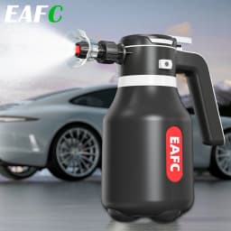 EAFC 2000ML Electric Foam Sprayer Car Wash Gun Wireless Rechargeable Foam Cannon Auto Cleaning Tool 60° Spray Range