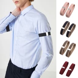 HOT 2Pcs Mens Sleeve Garters Holders Elastic Armband Shirt Sleeve Holder Women Men Fashion Adjustable Non-Slip Arm Cuffs Bands