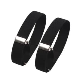HOT 2Pcs Mens Sleeve Garters Holders Elastic Armband Shirt Sleeve Holder Women Men Fashion Adjustable Non-Slip Arm Cuffs Bands
