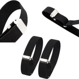 HOT 2Pcs Mens Sleeve Garters Holders Elastic Armband Shirt Sleeve Holder Women Men Fashion Adjustable Non-Slip Arm Cuffs Bands