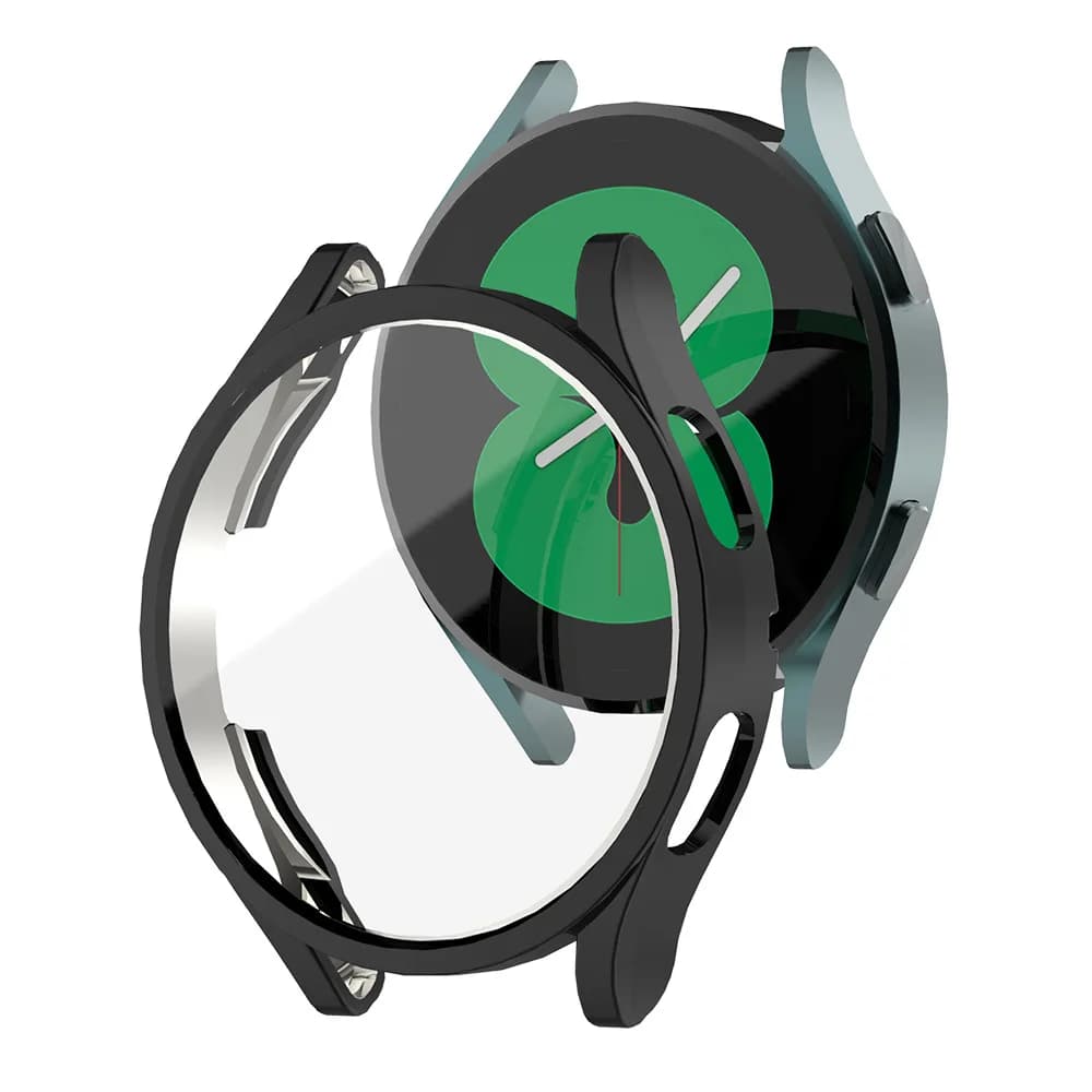 Tempered Glass+ PC Cover for Samsung Galaxy Watch 9 8 7 4 5 6 44mm 40mm All Coverage Protector Bumper Case Watch Accessories