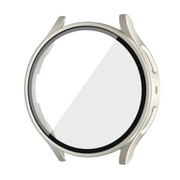 Tempered Glass+ PC Cover for Samsung Galaxy Watch 9 8 7 4 5 6 44mm 40mm All Coverage Protector Bumper Case Watch Accessories