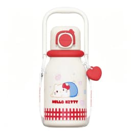 X&W640ML Stainless Steel Kawaii Sanrio Hello Kitty Insulated Water Bottle Straw Cup Vacuum Cup Portable Outdoor Ice Bucket