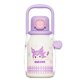 X&W640ML Stainless Steel Kawaii Sanrio Hello Kitty Insulated Water Bottle Straw Cup Vacuum Cup Portable Outdoor Ice Bucket