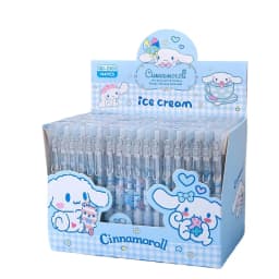 6-12Pcs Genuine Sanrio Series  0.5MM Gel Pens Kawaii Cinnamoroll Kuromi Black Pen Student Stationery Supplies School Gifts