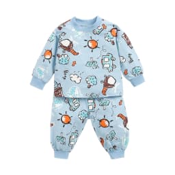 Sanlutoz Newborn Baby Boys Girls Clothing Sets Cotton Long Sleeve Tops + Pants 2Pcs Pajamas