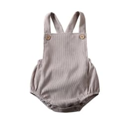 Citgeett Summer Solid Baby Boy Girl Toddler Newborn Jumpsuit Bodysuit Cute Clothes Outfit Clothing 0-24M