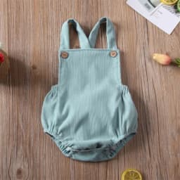 Citgeett Summer Solid Baby Boy Girl Toddler Newborn Jumpsuit Bodysuit Cute Clothes Outfit Clothing 0-24M