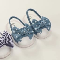Infant Non-Slip First Walkers Footwear 0-18 Months Baby Girls Sweet Flowers Sandals Summer Soft Sole Flat Princess Dress Shoes