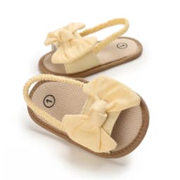 Infant Non-Slip First Walkers Footwear 0-18 Months Baby Girls Sweet Flowers Sandals Summer Soft Sole Flat Princess Dress Shoes