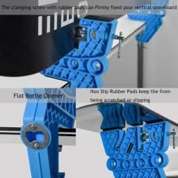 XCMAN Ski and Snowboard Vise for Tuning,Waxing and Repair,Set of Non-Slip Vice Grips with Horizontal and Vertical,Beer Opener