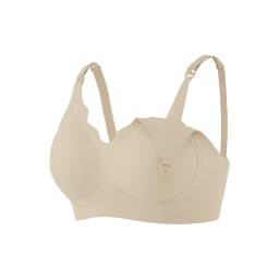 Women'S Breastfeeding Wave Border V-Neck Seamless Comfort Without Steel Ring Gathering Maternity Underwear