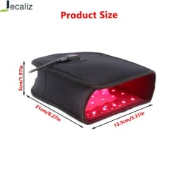 LED Red Light Glove 660nm & 850nm Infrared Light Therapy for Wrist Fingers Hand Arthritis Beauty Fatigue Relief USB Plug-in