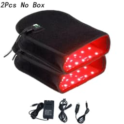 LED Red Light Glove 660nm & 850nm Infrared Light Therapy for Wrist Fingers Hand Arthritis Beauty Fatigue Relief USB Plug-in