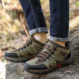 New Mens Hiking Shoes Breathable Lace Up Trekking Male Light Cushioning Outdoor Climbing Tourism Sneakers for Men Trekking Shoe