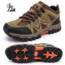 New Mens Hiking Shoes Breathable Lace Up Trekking Male Light Cushioning Outdoor Climbing Tourism Sneakers for Men Trekking Shoe