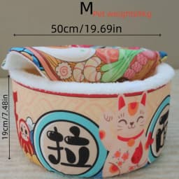 Pet Dog Cat House Kennel Super Large Instant Noodle Warm Dog Cat Nest Beds Cushion Cup Cozy Nest