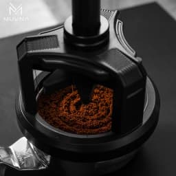 MUVNA WDT Tool Needle Distribution for 51/53/58mm Portafilter, Press to Automatically Rotate with 9 Needles Coffee Accessories