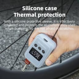 ROCKBROS 150PSI Portable Bike Electric Air Pump LED Display 500mAH Type-C Mini Compressor Tire Inflator MTB Road Bicycle Pump