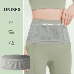WRELS Seamless Invisible Running Waist Belt Bag Gym Bags Lightweight Mobile Phone Bags Portable Elastic Run Cycling Bag