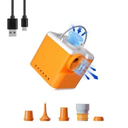 VOLLYC Electric Air Pump, NANO PUMP 5,Ultralight Portable Air Pump Rechargeable, suitable for air mattress, vacuum bag, camping