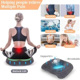 Inflatable Seat Cushion Donut Pillow Portable Wheelchair Cushion for Hemorrhoids and Bed Sores, Pregnancy for Home Office Car