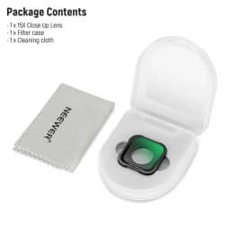 NEEWER 15X Magnification Lens 7-10cm Focal Distance for Macro Photography Close Up Compatible with GoPro Hero 13 12 11 10 9