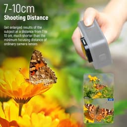 NEEWER 15X Magnification Lens 7-10cm Focal Distance for Macro Photography Close Up Compatible with GoPro Hero 13 12 11 10 9