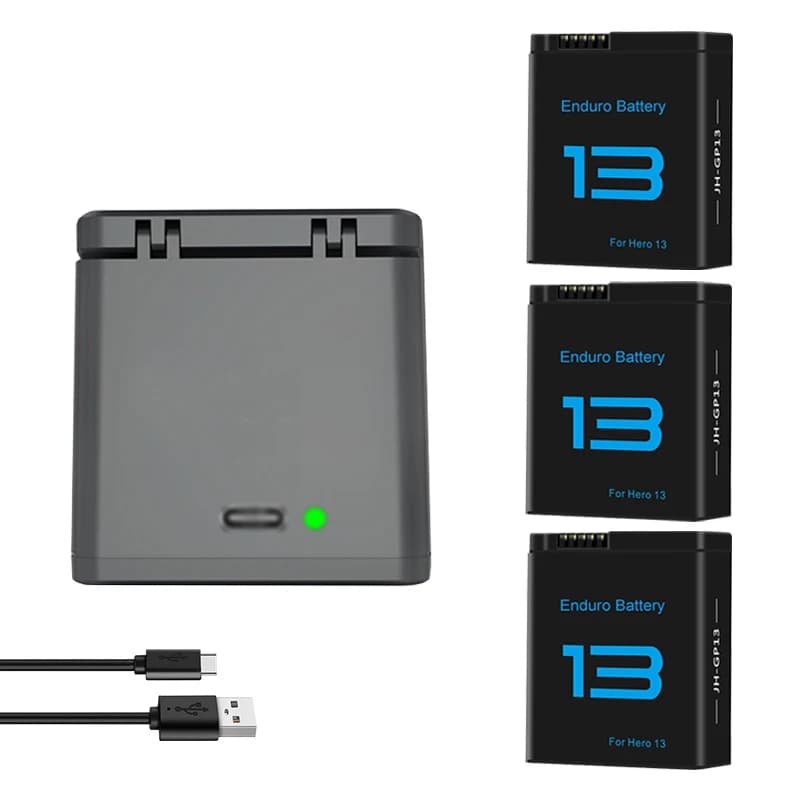 2100mah Battery for Gopro Hero 13 Black / Go Pro Hero13 Batteries Charger Action Camera Battery for Gopro13 Accessories