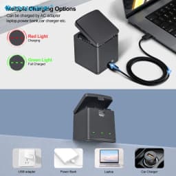 2100mah Battery for Gopro Hero 13 Black / Go Pro Hero13 Batteries Charger Action Camera Battery for Gopro13 Accessories