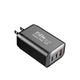 Lenovo 150W 3-Port Fast Charger PD QC3.0 Wall Charger USB-C Adapter For iPhone Samsung Xiaomi Multi Plug EU/US/UK Charger