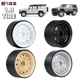 Deep Dish 1.9" Metal Beadlock Wheel Hub Rim for 1/10 RC Crawler Axial SCX10 II III 90046 MST RGT YIKONG Traxxas TRX4 RC4WD D90