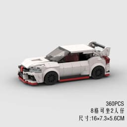 Speed City Racing Car Building Blocks Sports Technical Car Racer Vehicle Supercar Moc Model Educational Brick Toys Gift