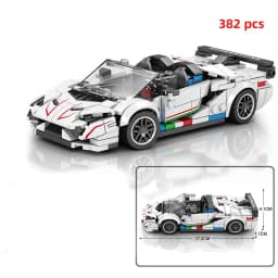 Speed City Racing Car Building Blocks Sports Technical Car Racer Vehicle Supercar Moc Model Educational Brick Toys Gift