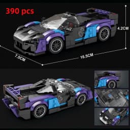 Speed City Racing Car Building Blocks Sports Technical Car Racer Vehicle Supercar Moc Model Educational Brick Toys Gift
