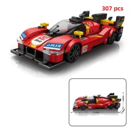 Speed City Racing Car Building Blocks Sports Technical Car Racer Vehicle Supercar Moc Model Educational Brick Toys Gift