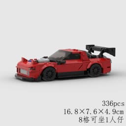 Speed City Racing Car Building Blocks Sports Technical Car Racer Vehicle Supercar Moc Model Educational Brick Toys Gift