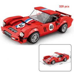 Speed City Racing Car Building Blocks Sports Technical Car Racer Vehicle Supercar Moc Model Educational Brick Toys Gift