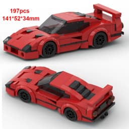 City Speed Sports Car Building Blocks Technique Car Carro Rennau Voiture Vehicle MOC Educational Construction Toys