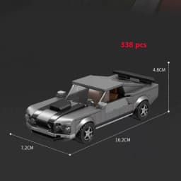 City Speed Sports Car Building Blocks Technique Car Carro Rennau Voiture Vehicle MOC Educational Construction Toys