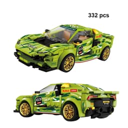 City Speed Sports Car Building Blocks Technique Car Carro Rennau Voiture Vehicle MOC Educational Construction Toys