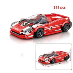 City Speed Sports Car Building Blocks Technique Car Carro Rennau Voiture Vehicle MOC Educational Construction Toys