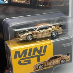 MINIGT 1:64 S15 Nissan Silvia Top Secret D1GP JDM Drifting Alloy Car Model 714