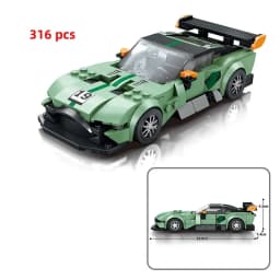 City Car Vehicle Speed  Racer Building Blocks Brick Racing Super Technique Car Moc Creative Garage Set Educational Toys