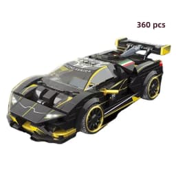 City Car Vehicle Speed  Racer Building Blocks Brick Racing Super Technique Car Moc Creative Garage Set Educational Toys